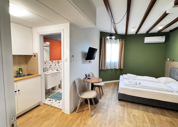 Modern 4 Private Kitchenette And Bathroom Apartman